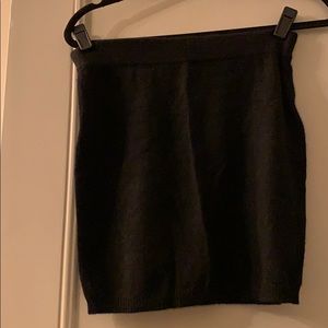 Acqua cashmere mini skirt